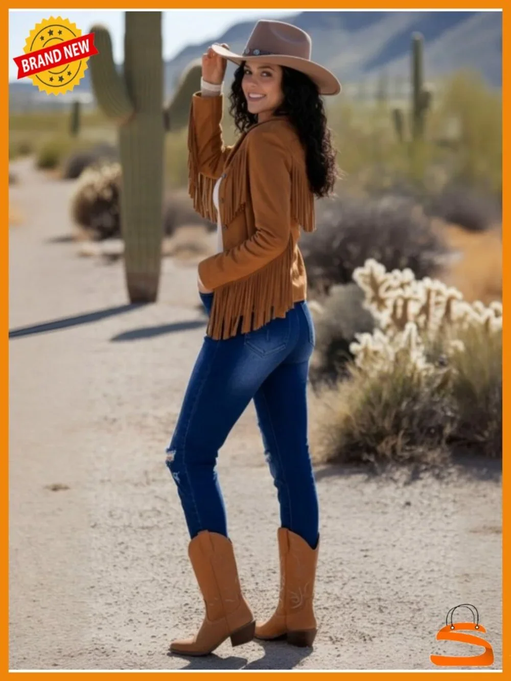 Cuffed Ripped Skinny Stretchy Denim Jeans Y2K Distressed